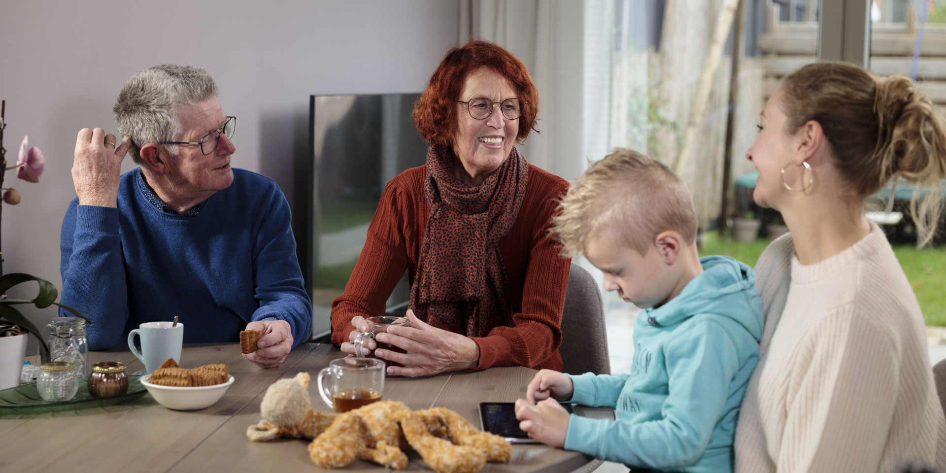 grootouders met kleinkinderen